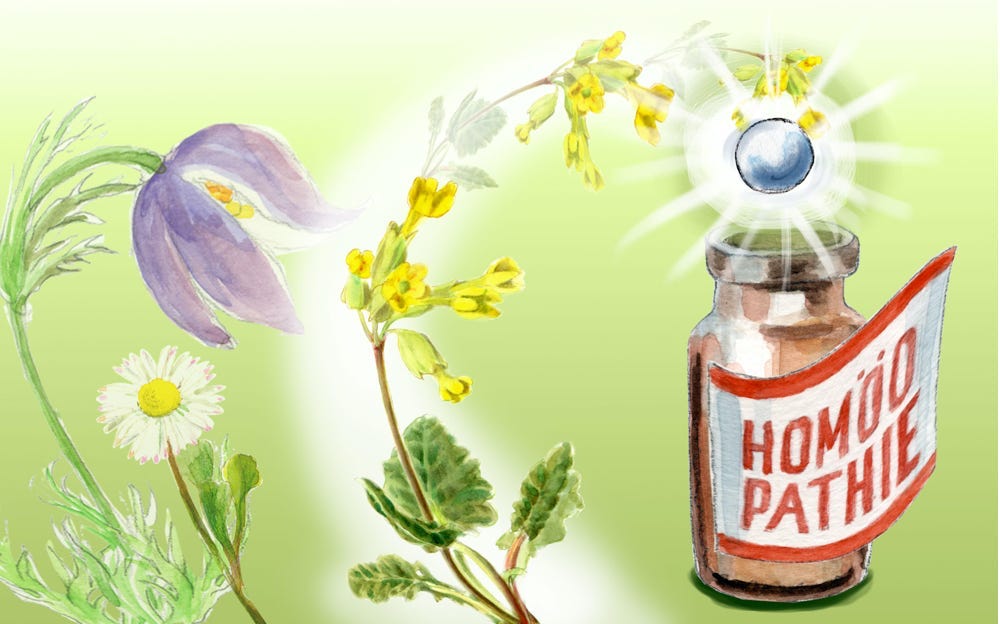 Illustration „Homöopathie“